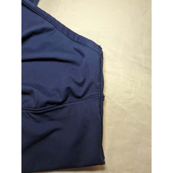All in Motion Indigo Medium Support Muscle Cropped Sports Bra Women's Size Large - Picture 5 of 8